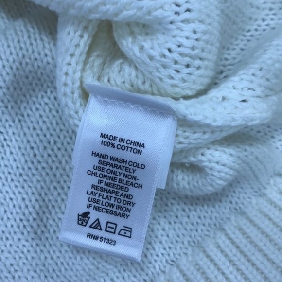 CeCe by Cynthia Steffe Embroidered Cable Knit Sweater - Picture 4 of 4